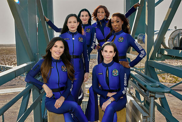 Blue Origin NS31 Crew banner